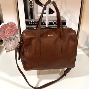 Fossil Brown Leather Women's Bag